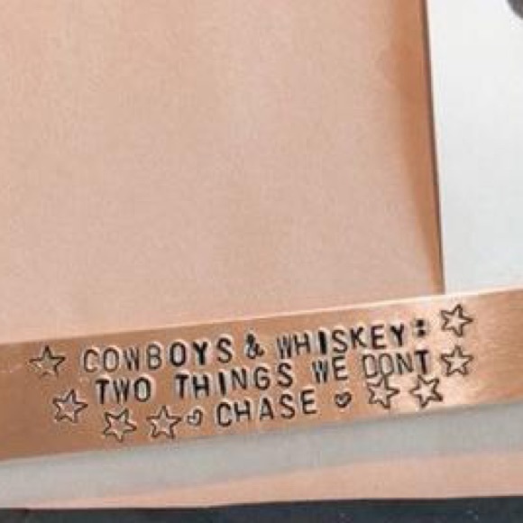 Cowboys & Whiskey, Two Things We Don’t Chase Cuff - Picture 2 of 3